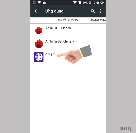 Chọn ứng dụng